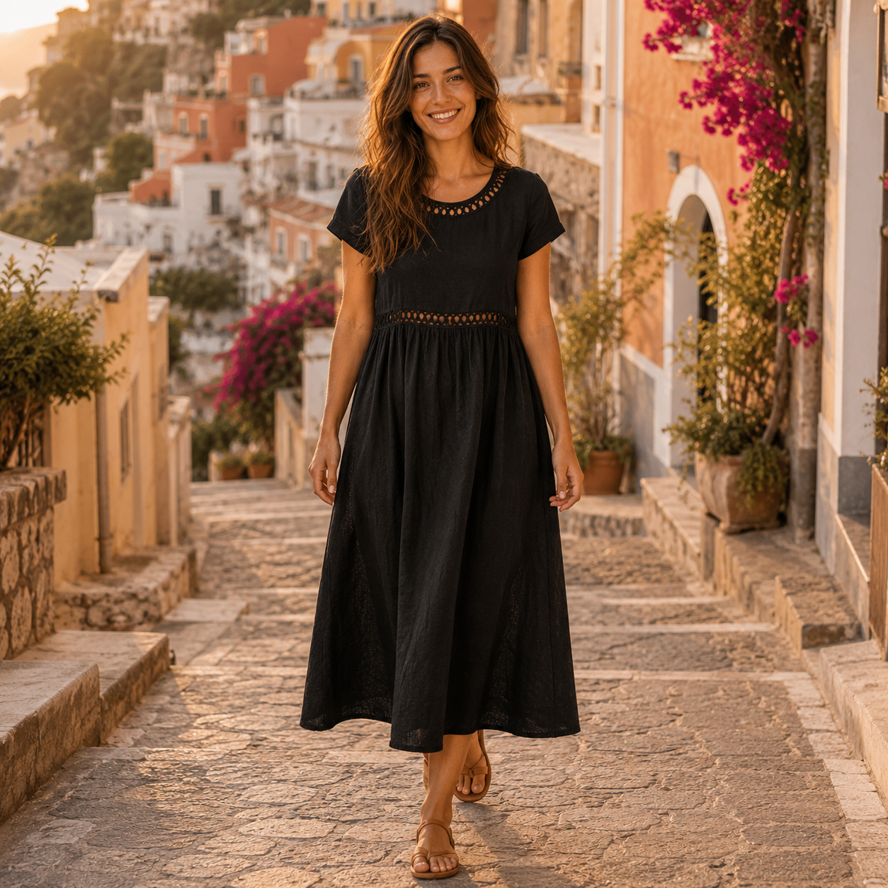 Celeste™ | Vestido Lino
