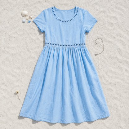 Celeste™ | Vestido Lino