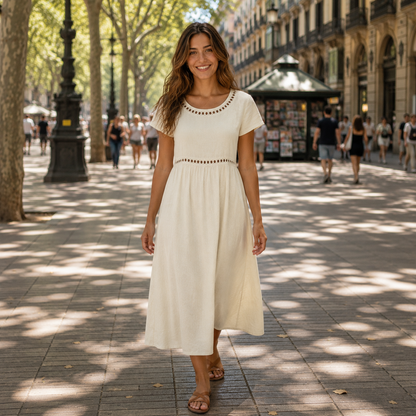 Celeste™ | Vestido Lino